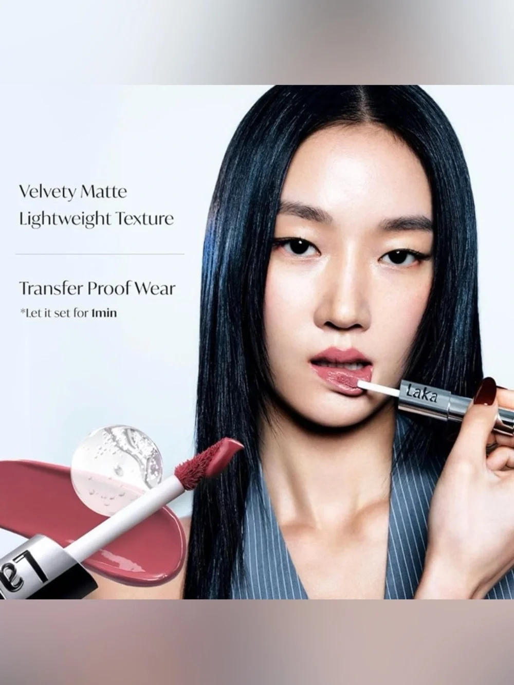 K-beauty Laka Perfect Twin Lip Matte Stain & Gloss Guilty Mauve